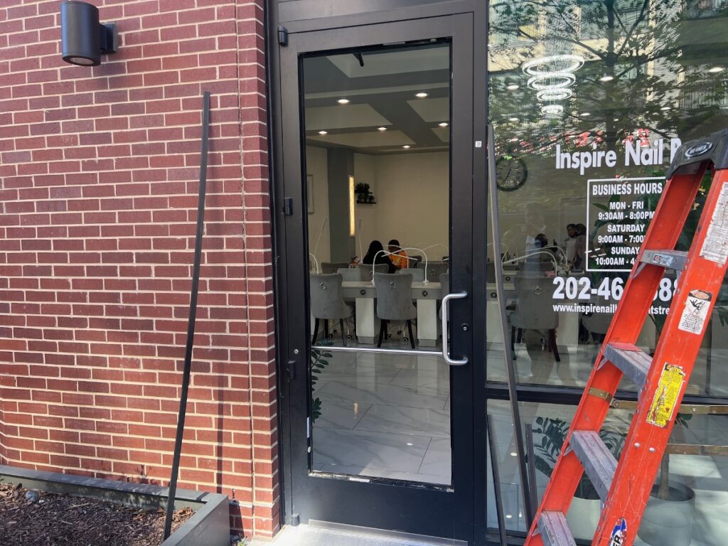 Same Day Glass Door Replacement Towson MD Burglary Break In Incident Storefront Commercial Business Standard Non Standard Size 