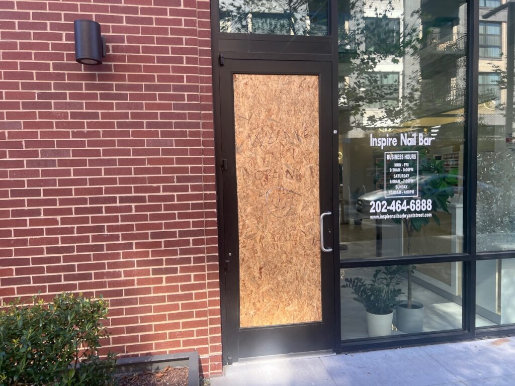 Same Day Glass Door Replacement Towson MD Burglary Break In Incident Storefront Commercial Business Standard Non Standard Size 