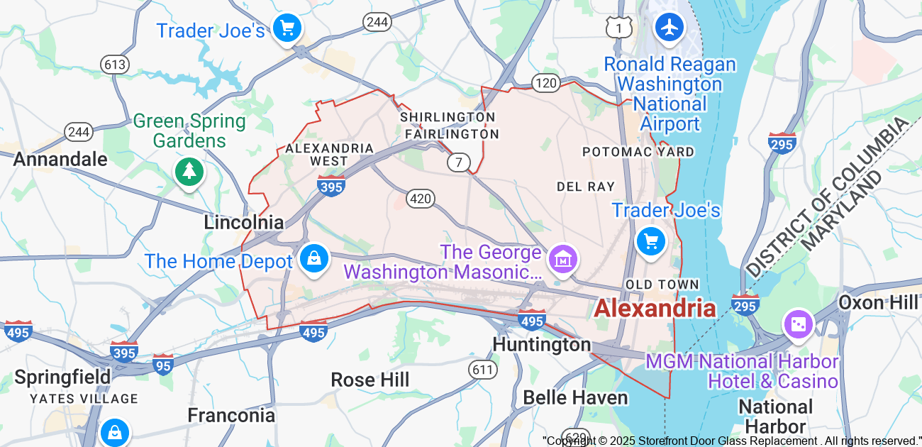 Alexandria map