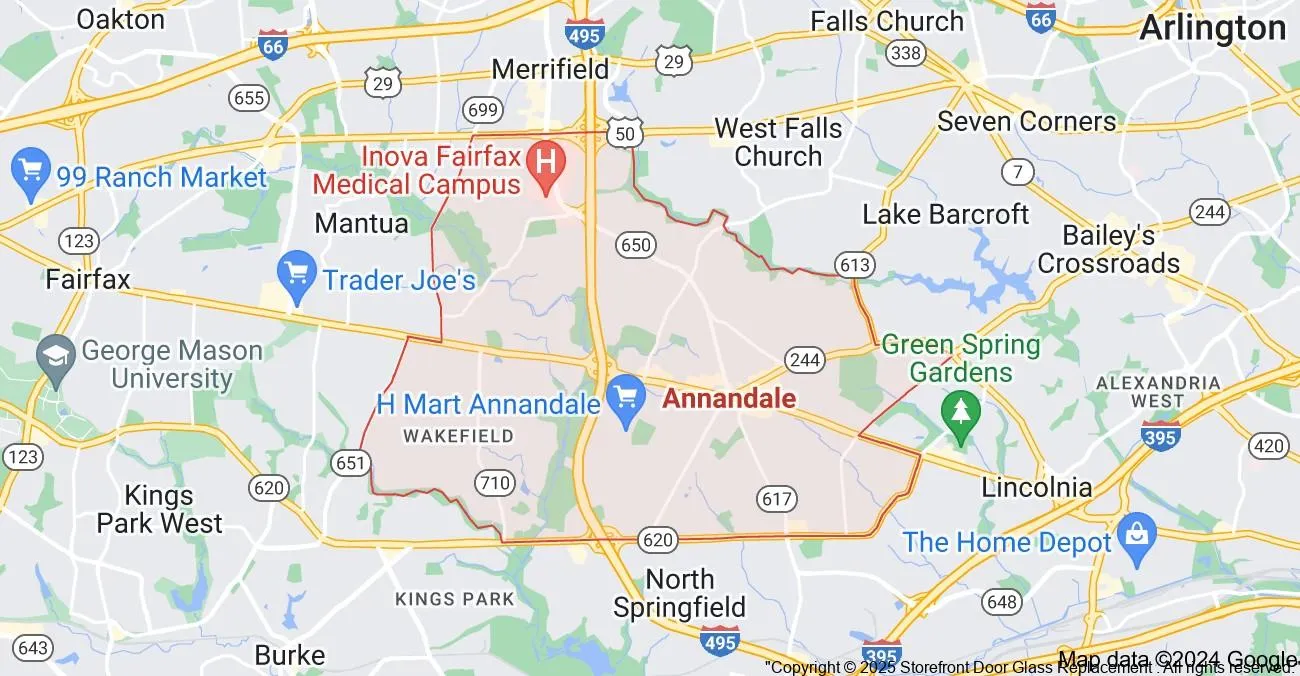 Annandale map